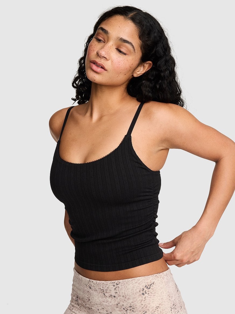 NWT PINK Victoria’s Secret AnyWhere Cami Black - M